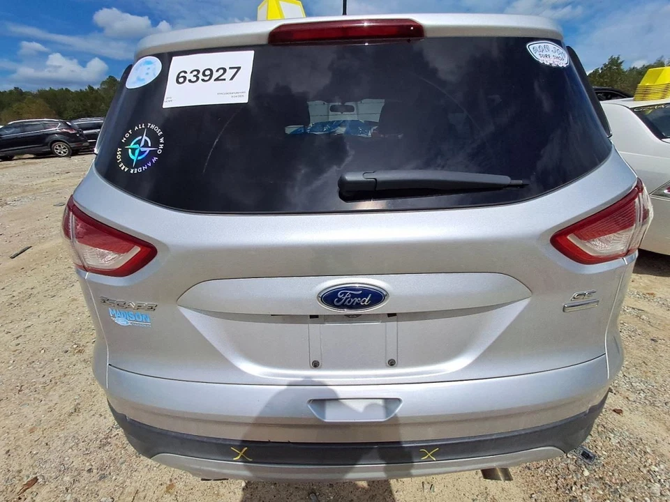 2015 Ford Escape Trunk Hatch Privacy Tint Glass Manual Lift OEM Used 2706703 - Image 2 of 2