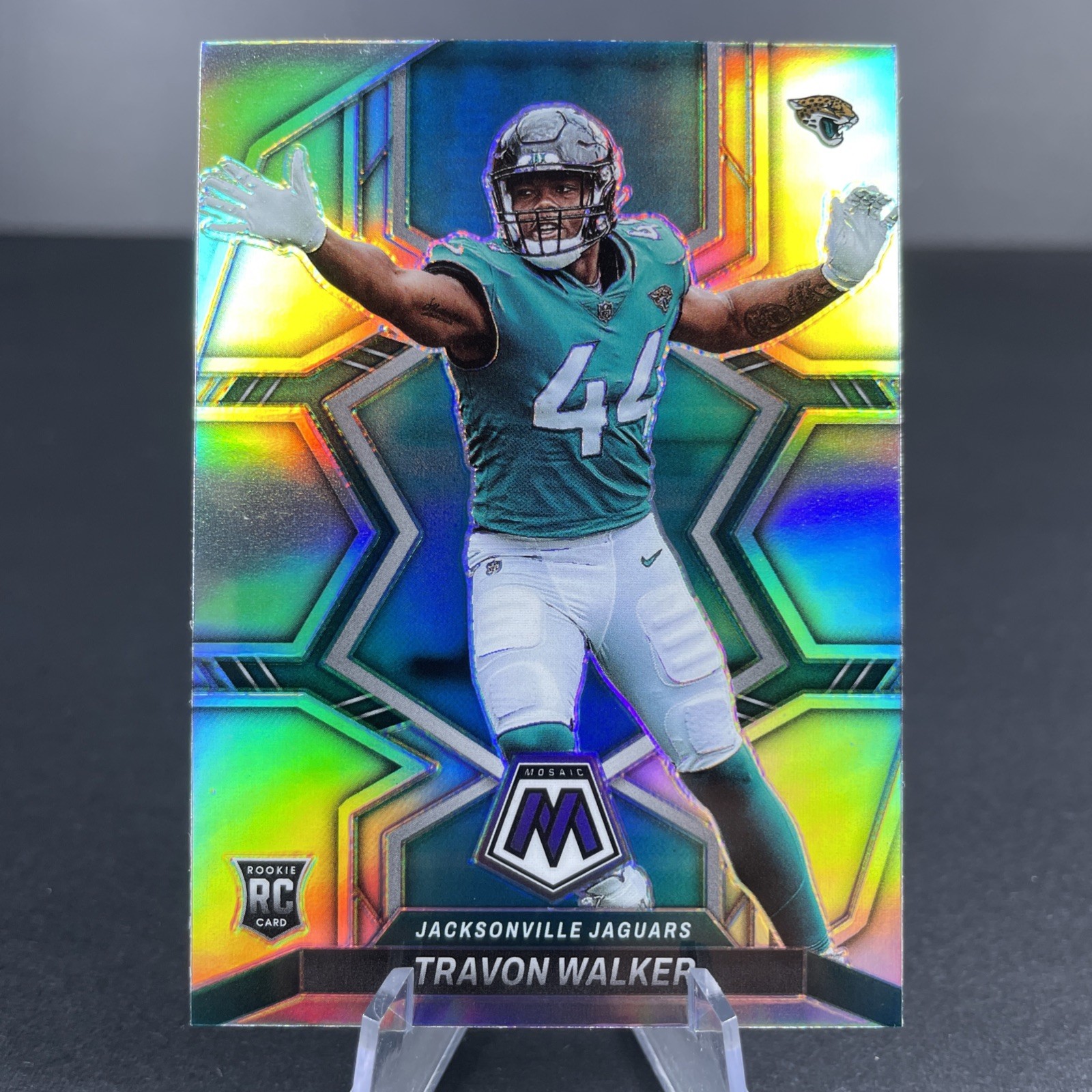Travon Walker 2022 Panini Mosaic #333 Rookie Variations Silver RC Jaguars