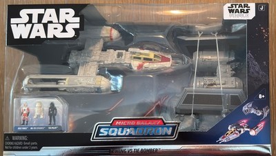 Star Wars Micro Galaxy Squadron Y-Wing vs Tie Bomber Episode 4 a new hope