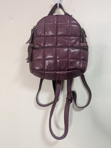 Harbour 2nd Quilted Leather Mini Backpack Purple 8” X 7” X 3” Aogist Girls Mini Leather Backpack Purse Set with Bowknot  main image 3