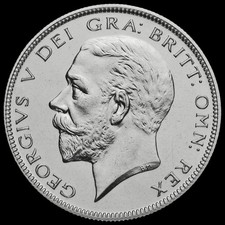 1927 George V Silver Proof Half Crown, aFDC