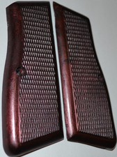 Browning Hi-power Feg Pjk-9hp Pistol Grips Black Russet Plastic