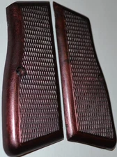 Browning Hi-Power, FEG PJK-9HP pistol grips Black Russet plastic