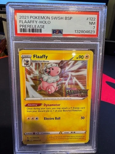 2021 Pokemon Flaaffy Sword&Shield Promo Evolving Skies Prerelease SWSH122 PSA 7