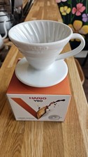 Image of Hario VDC-01W 1-Piece Ceramic V60 Coffee Dripper White Size 01