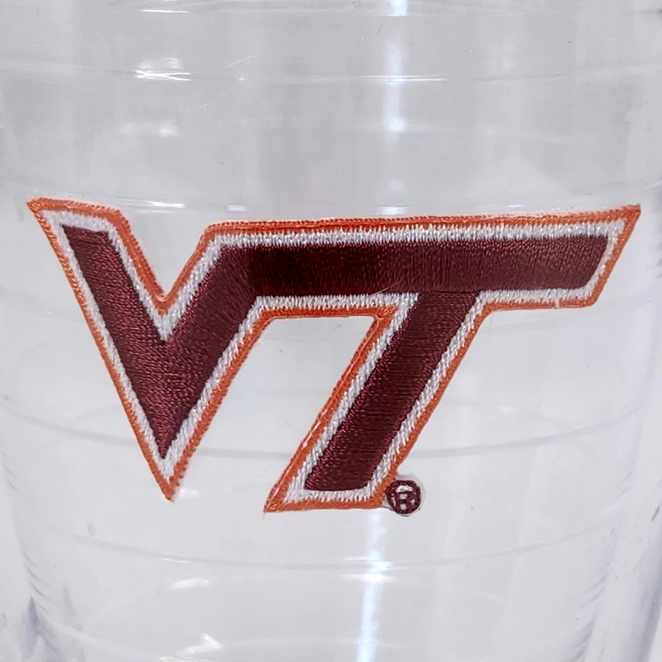 Taza Virginia Tech Hokies Tervis taza de café aislada de plástico transparente Foto 3 de 4