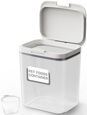 Dog Food Storage Container 5 lbs Airtight Pet Food Storage Containers with Li...