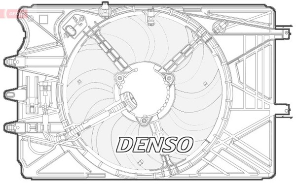 Denso LüFter MotorküHlung DER09070 FüR 500L Fiat 199LYC1B Natural Power Multijet-image