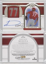 2021 National Treasures Signature Numbers Gold /49 Adonis Medina Rookie Auto RC