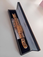 Brooks & Bentley Rare Three Lions Watch With 1g 999.9 Fine Gold Ingot