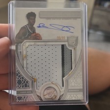 2023/24 Topps Royalty Sidy Cissoko Rookie Patch Auto #112 /39 Basketball Card