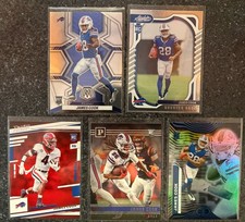 JAMES COOK 5 ROOKIE CARD LOT - BUFFALO BILLS