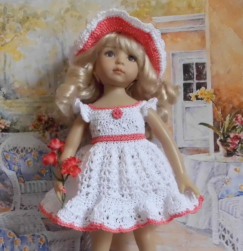 DIANNA EFFNER'S LITTLE DARLINGS, SWEET SUMMERTIME for 13" EFFNER L.D. DOLLS