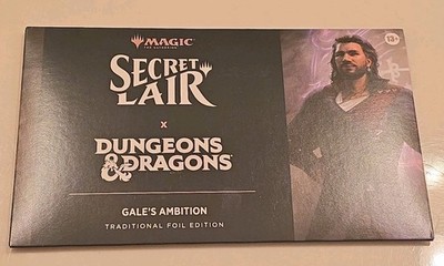 Gale's Ambition - FOIL - Secret Lair x D&D MTG Magic - IN HAND