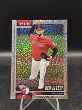 2026 Topps Series 1 Celebration Ben Lively Confetti #109 Cleveland Guardians