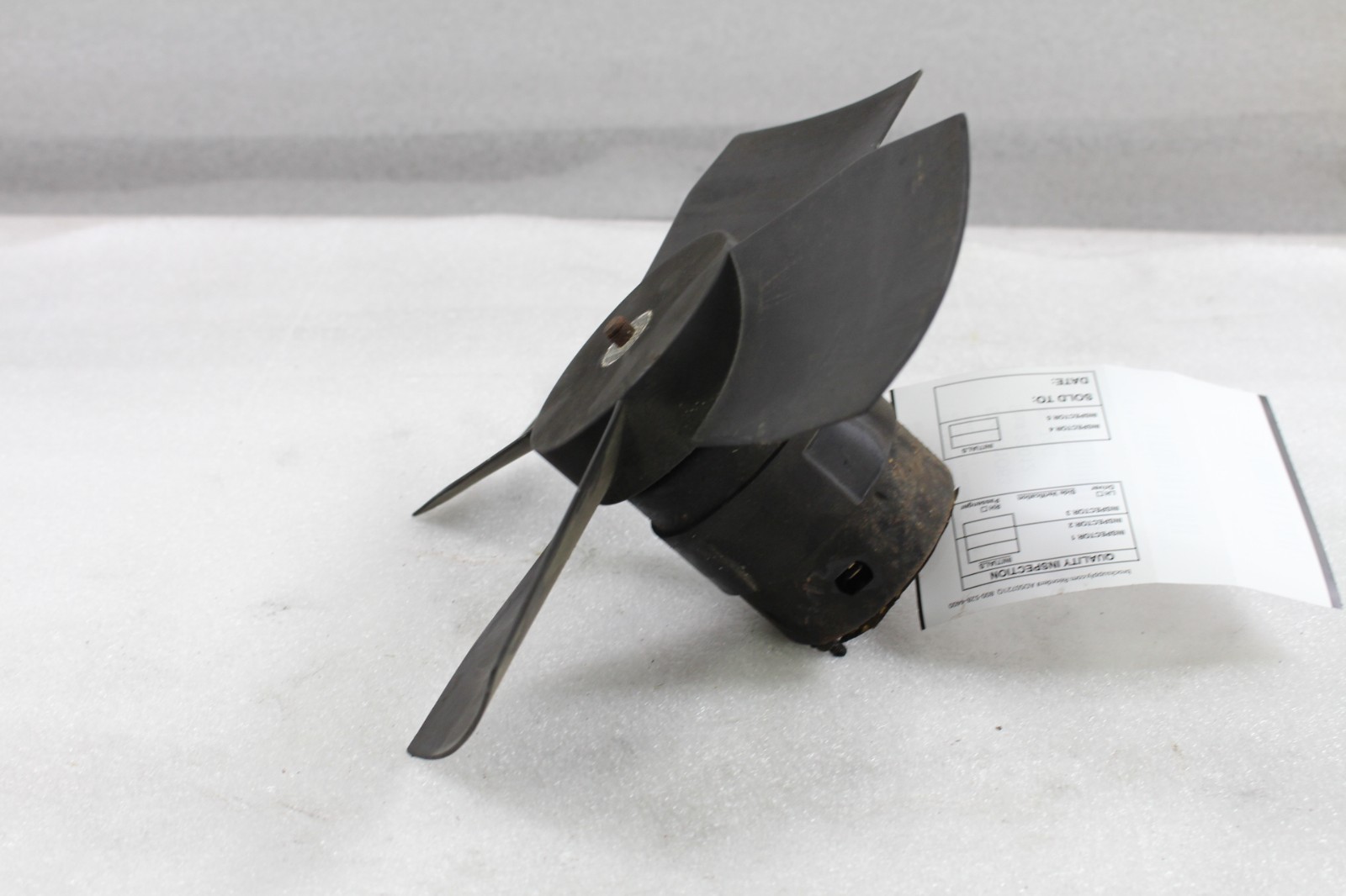 Ferrari 308, Radiator Fan Blade & Motor, Rusted, Used, P/N 119447, 122957