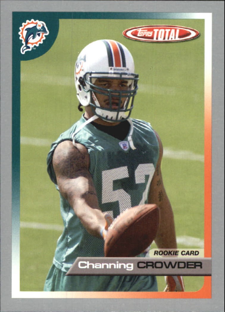 Channing Crowder Topps Total #546 Silver