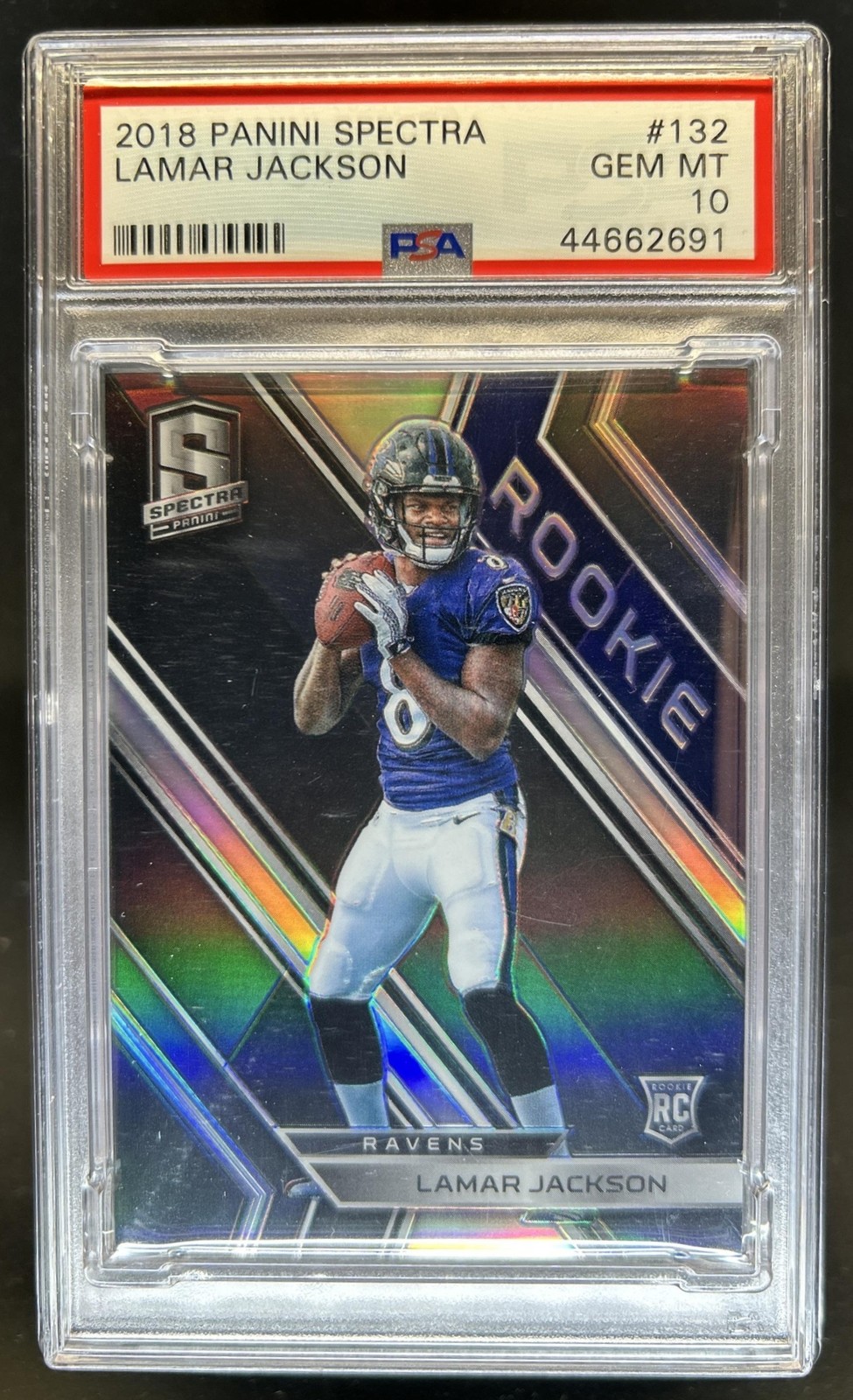 Lamar Jackson Panini Spectra #132 Base