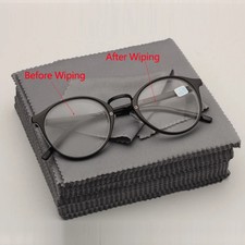Black Microfiber Sunglasses Eyeglasses Cleaning Cloth 13 13cm Glasses