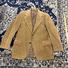 Vintage Sears Roebuck Co Men  s Store sz 39 Corduroy Blazer Sports Jacket Brown