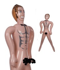 Scherzartikel aufblasbare Puppe SEXY MANN ca.155 cm