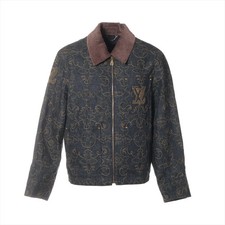 Louis Vuitton 24AW Cotton x Cupra Denim Jacket 48 Men's blue x brown RM242M Mon