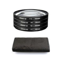 For Canon Nikon Sony Pentax Camera 49-77mm Close Up Macro Lens Filter+1+2+4+10