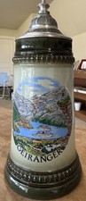 German Beer Stein Featuring Fjords Of Geirang...