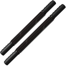 Power Twister Flex Bar Combo Complete Upper Body Workout Set (45-100 LBS & 55...