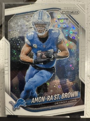 2025 Panini Prizm - Amon-Ra St. Brown #187 White Disco Prizm | eBay