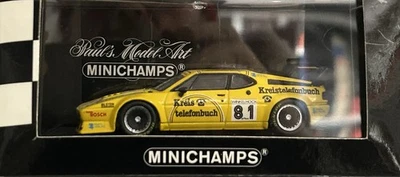 MINICHAMPS 1/43 UMBAU BMW M1 #81 Procar Silverstone 1979 Manfred Winkelhock - Photo 1/4