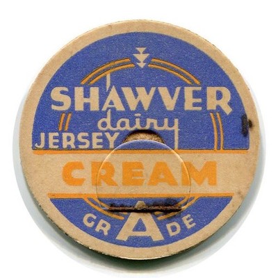 Shawver Dairy Willis TX Milk Bottle Cap Montgomery County Texas Tex Maverick