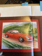 Cross Stitch Chart E-type Jag Car Father?s Day From magazine
