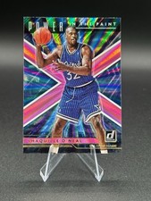 2021-22 Panini Donruss - Power in the Paint Shaquille O'Neal #9 Holo Pink Laser