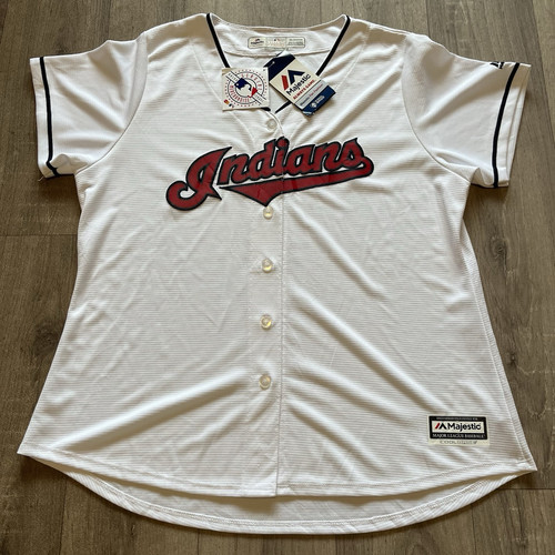 Cleveland Indians Jersey Baseball official Mens Majestic White XXL NWT genuine