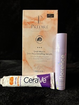 Skincare Serum Bundle Predire Snail Mucin + CeraVe + Florence MSRP $939