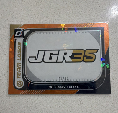 Panini 2026 Donruss Racing NASCAR Team Logos Joe Gibbs Racing #7 /75