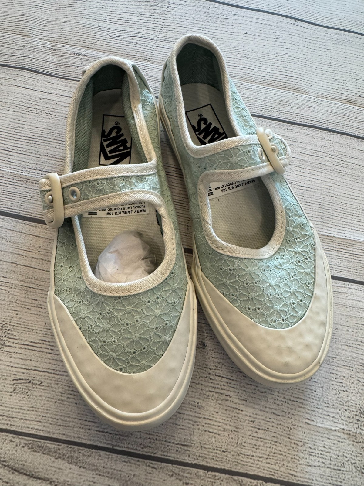 Girl's Size 13 New Mary Jane Floral Lace Skate Everyday Shoe
