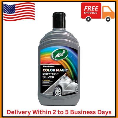 Turtle Wax 52710 Color Magic Car Paintwork Polish Restores Colour & Shine Silver