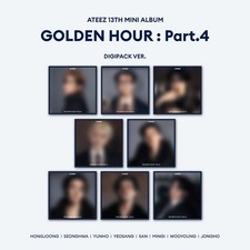  POB ATEEZ GOLDEN HOUR : Part.4 13th Mini Album DIGIPACK Ver