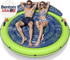 Pool Floats Adult, Inflatable Tanning Pool - Extra Large Pool Floats for Adults