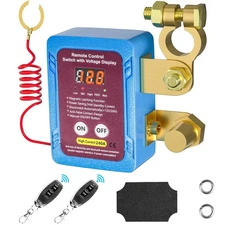 Kill Switch for Car, 12V 240A Remote Battery Disconnect with Led Voltage... 