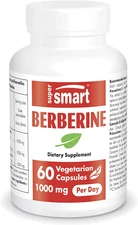 Supersmart Berberine Hcl Supplement 1000Mg per Day (Min. 97% Purity) Potent Berb