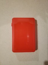 3.5" Dustproof Protection Box Storage Case for SATA IDE HDD Hard Disk Red