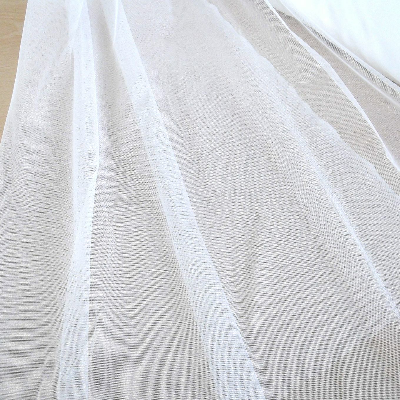 Weißer Netzstoff Kleid Tüll Tutu Unterrock Fee Netz Basteln