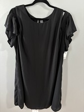 NWT City Streets Women's Black Short Sleeve Dress Size 20W