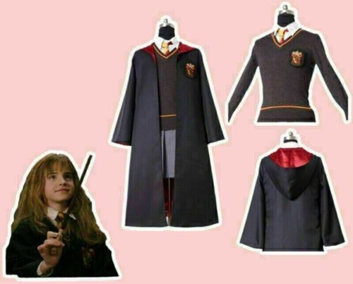 Kinder Erwachsene Harry Potter Hermine Granger Gryffindor Uniform Cosplay Kostüm - Bild 3 von 11