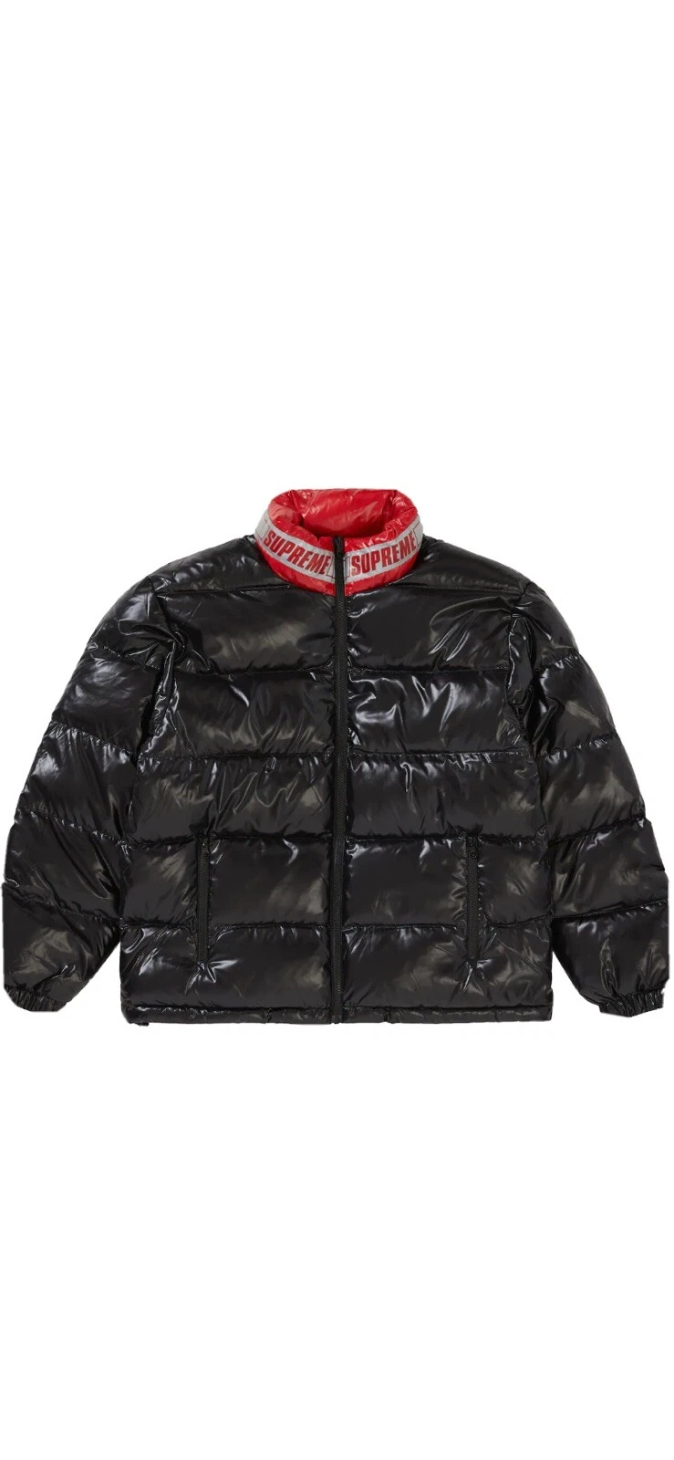 Veste gonflée réversible Supreme Shiny rouge noir XL meilleure offre livraison gratuite !