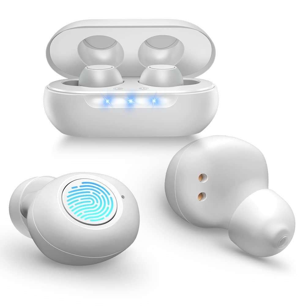 2Pcs Rechargeable Hearing Aids Invisible In-Ear Digital Enhancer Sound Amplifier