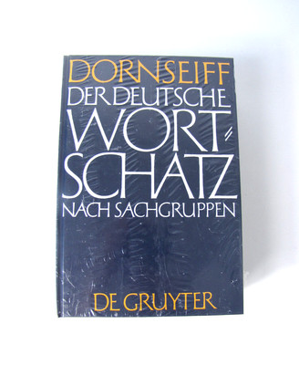 Dornseiff Der deutsche Wortschatz nach Sachgruppen De Gruyter Neu OVP